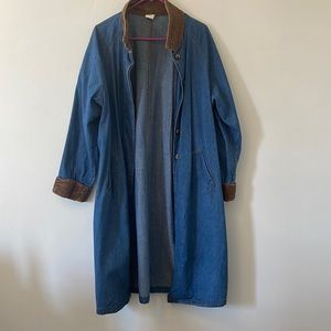 Vintage Long Denim Jacket